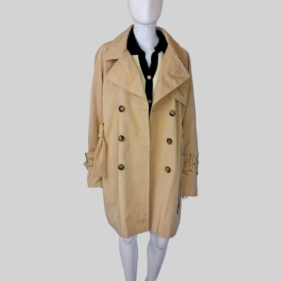 Misguided Double Breast Trench Coat - Picture 1 of 10